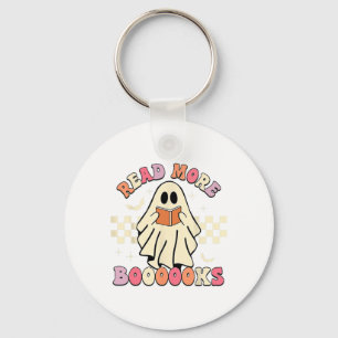 Read More Boooooks Cute Ghost Read More Boooooks H Keychain