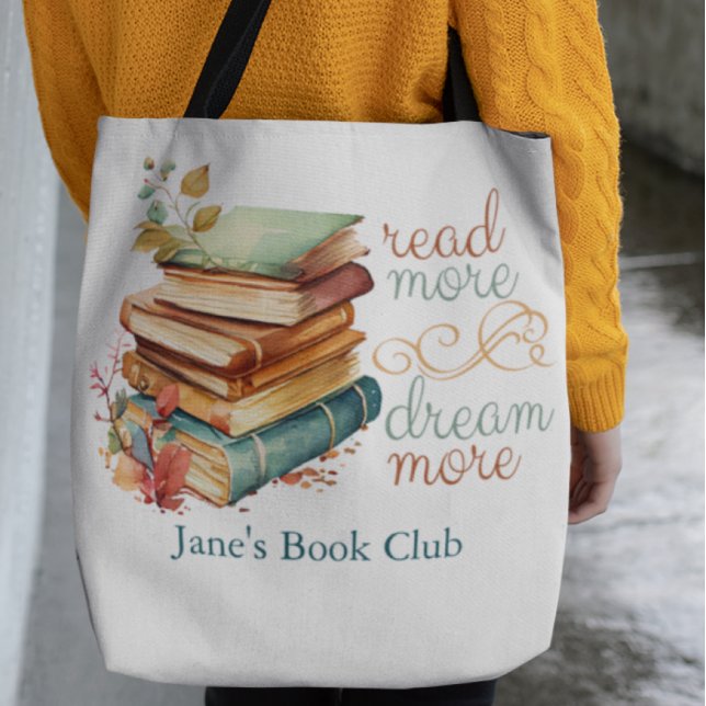 Read More Dream More Book Lover's Tote Bag (Creator Uploaded)