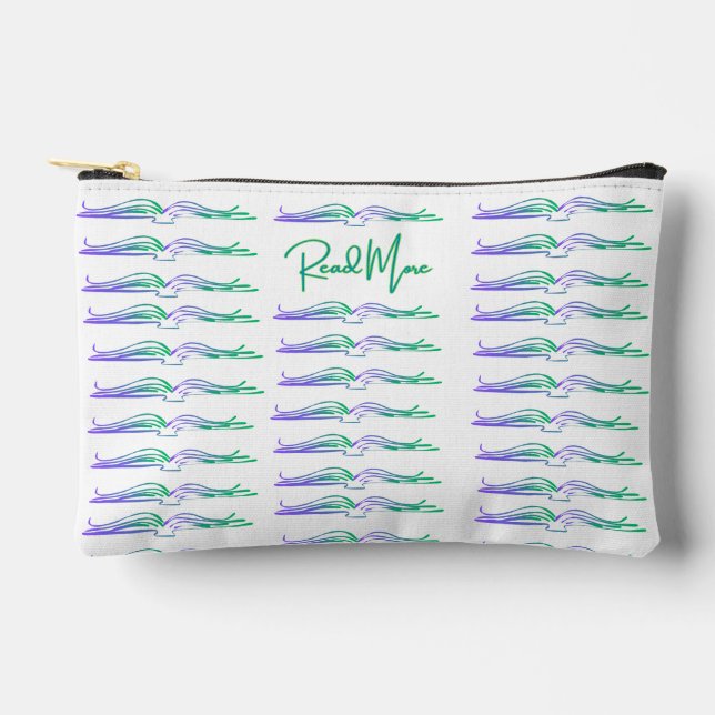 Read More While Sipping Accessory Pouch (Front)