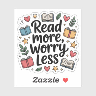 Read More Worry Less Doodle Book Lover