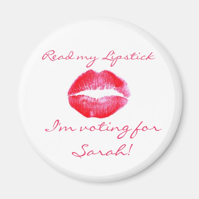 Read my Lipstick Magnet (Front)