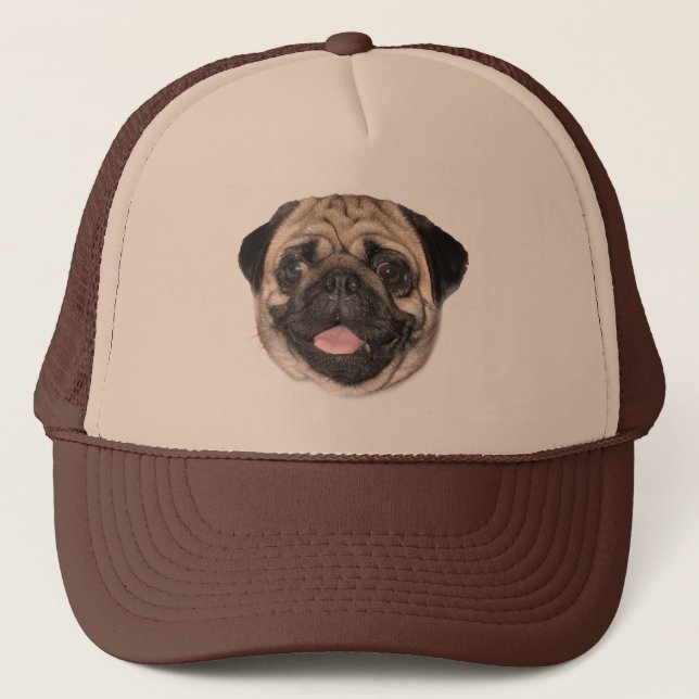 Read My Pugzy Face Trucker Hat (Front)