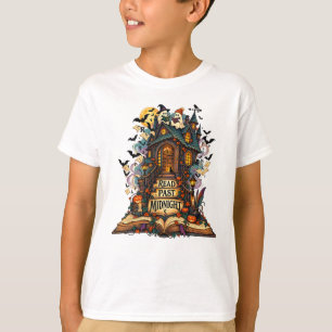Read Past Midnight Haunted Library T-Shirt