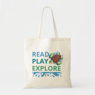 Read • Play • Explore Library Tote Bag for Kids   