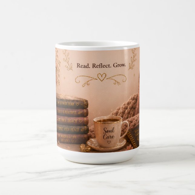 Read. Reflect. Grow.  Coffee Mug (Center)