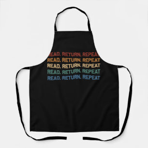Read Return Repeat Librarian Library Worker Readin Apron