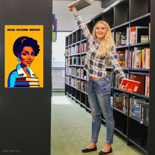 Read Return Repeat Library Poster