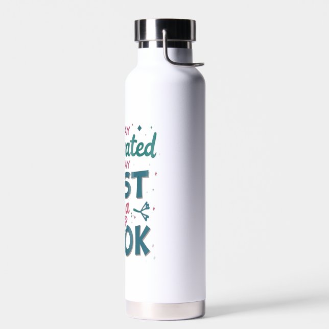 Read & Stay Hydrated Water Bottle (Left)