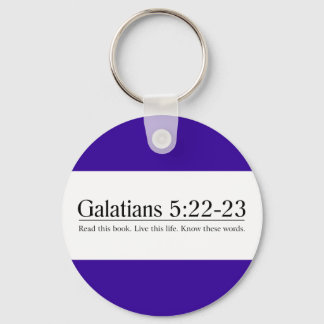 Read the Bible Galatians 5:22-23 Keychain