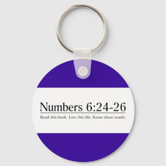 Read the Bible Numbers 6:24-26 Keychain