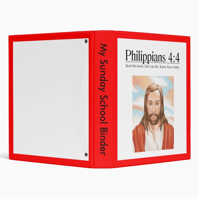 Read the Bible Philippians 4:4 Binder (Background)