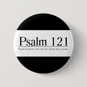 Read the Bible Psalm 121 2 Inch Round Button