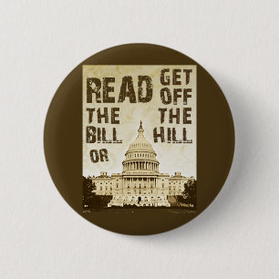 Read The Bill 2 Inch Round Button