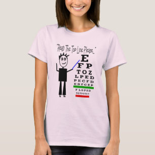 "Read the top line please"--Eye Chart Design
