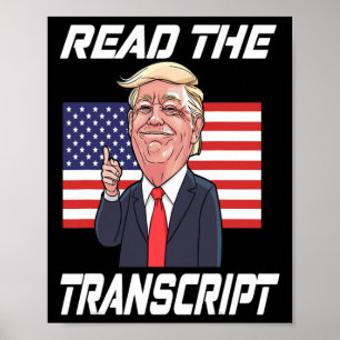 Read The Transcript Trump Women Men Gifts Trump Fa Poster