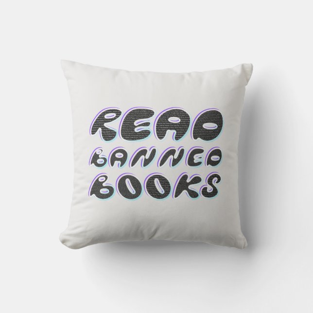 Read  throw pillow (Front)