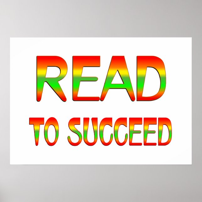 Read to Succeed Poster (Front)