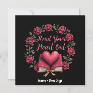 Read Your Heart Out A Haven for Book Lovers Invitation