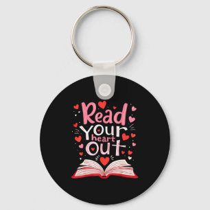 Read Your Heart Out Teacher Valentines Day Reading Keychain