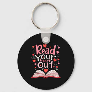 Read Your Heart Out Teacher Valentines Day Reading Keychain