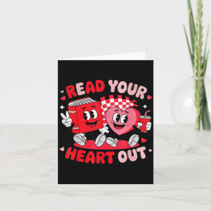 Read Your Heart Out Valentine's Day Retro Teacher Card