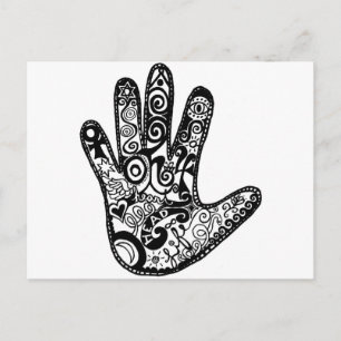 READ YOUR PALM POSTCARD