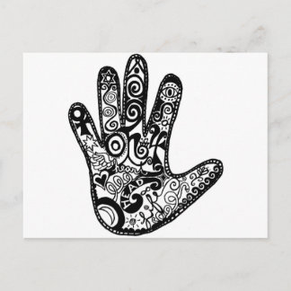 READ YOUR PALM POSTCARD