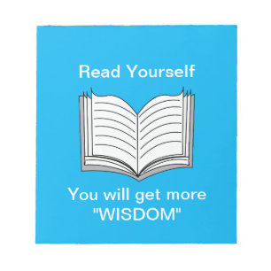Read Yourself Inspirational Quote Notepad