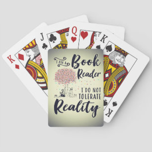 Reader Gift I Am A Book Reader Playing Cards