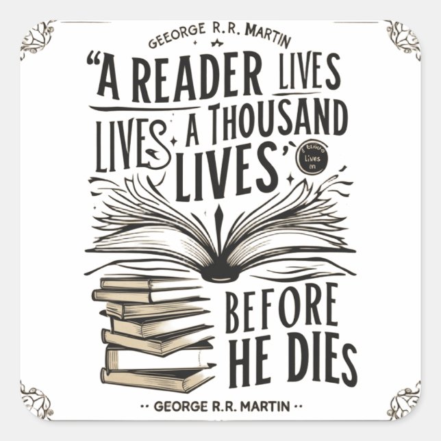 Reader Lives Sticker (Front)