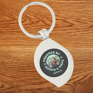 Reader Sloth. Unique Gift for Book Lover Keychain