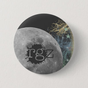 readergirlz button, Dia Calhoun 2 Inch Round Button