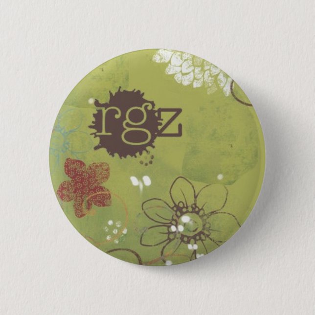 readergirlz button, Justina Chen Headley 2 Inch Round Button (Front)