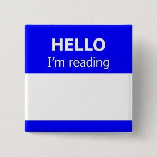 Readers Advisory 2 Inch Square Button