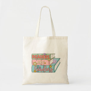 Readers Are Leaders – Cute & Inspirational Book Tote Bag
