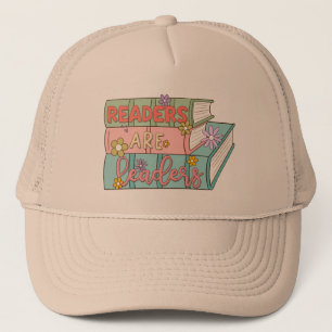 Readers Are Leaders – Cute & Inspirational Book Trucker Hat