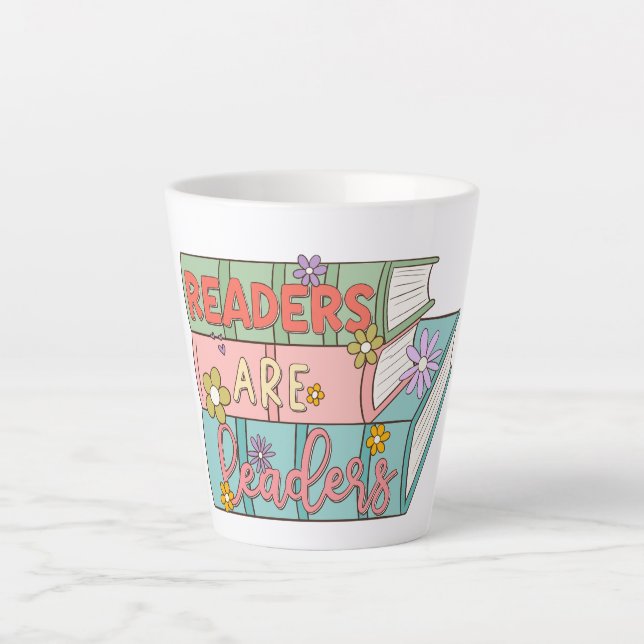 Readers Are Leaders Latte Mug (Front)