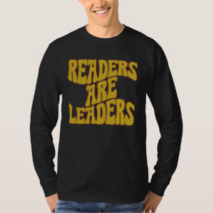 Readers Are Leaders Vintage Book  Reading Teacher  T-Shirt