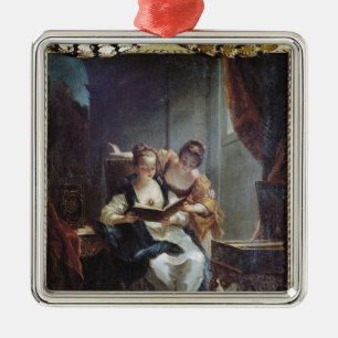 Readers Metal Ornament