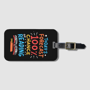 Reading - 100% Chance of Reading Luggage Tag