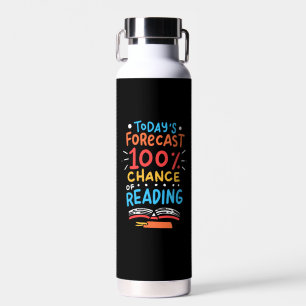 Reading - 100% Chance of Reading Water Bottle