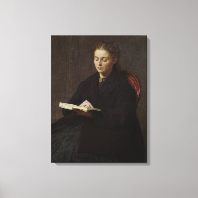 Reading, 1863 canvas print (Front)