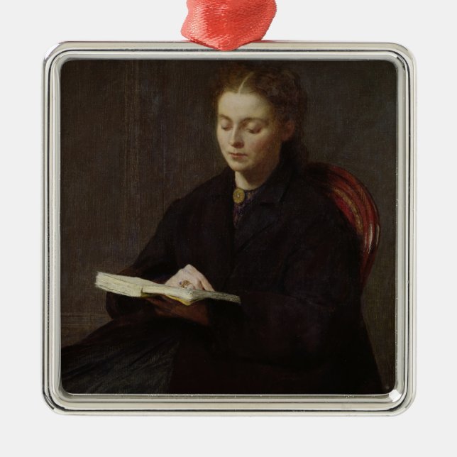 Reading, 1863 metal ornament (Front)