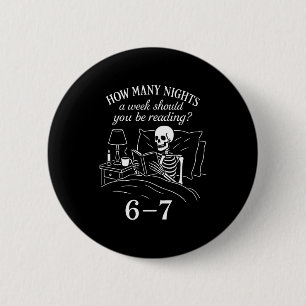 Reading 67 Meme Englieacher Funny 67 Book Lover Hu 2 Inch Round Button