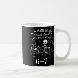 Reading 67 Meme Englieacher Funny 67 Book Lover Hu Coffee Mug