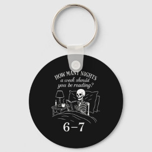 Reading 67 Meme Englieacher Funny 67 Book Lover Hu Keychain