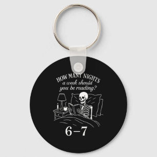 Reading 67 Meme Englieacher Funny 67 Book Lover Hu Keychain