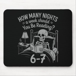 Reading 67 Meme Englieacher Funny 67 Book Lover Hu Mouse Pad