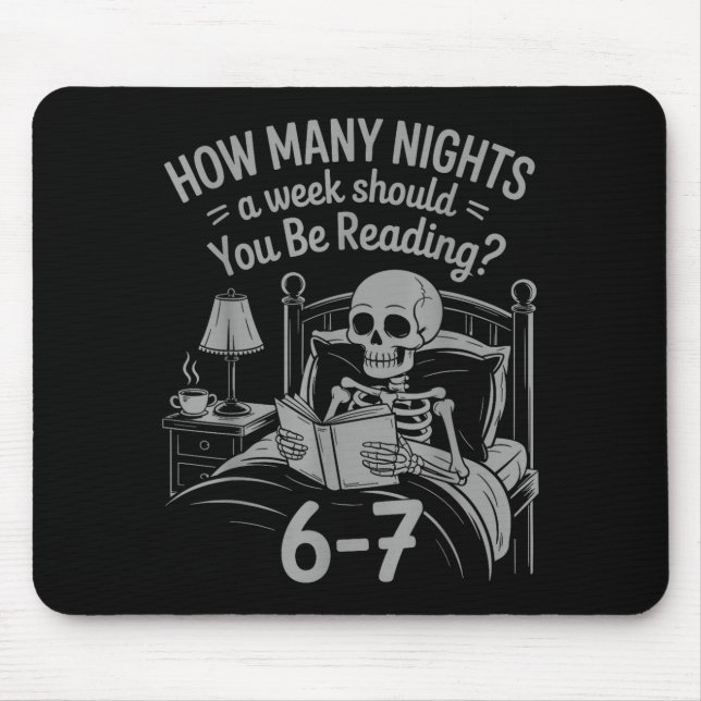 Reading 67 Meme Englieacher Funny 67 Book Lover Hu Mouse Pad (Front)