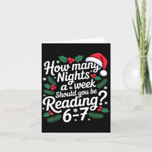 Reading 67 Meme Englieacher Funny 67 Christmas  Card